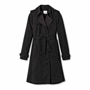 Altuzarra For Target Snakeskin Double Breasted Trench Coat - Size XS